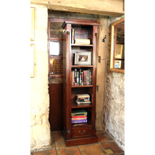 La Roque 175cm H x 50cm W Wood Standard Bookcase