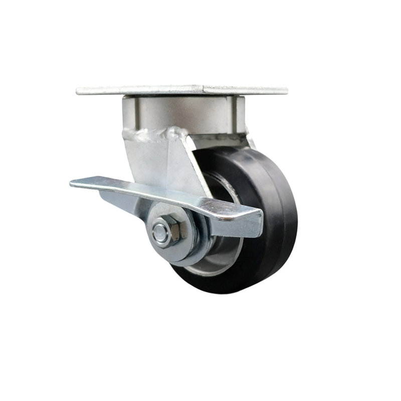Kingpinle sur roulettes pivotantes en aluminium