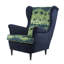 Camargo Velvet Wingback Chair