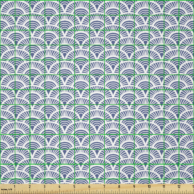 Desposito Bohemian Scales Vintage Curves and Stripes Multi-Purpose Fabric