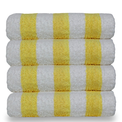 Ensemble de serviettes de plage 4 pièces 100% coton Mayfield