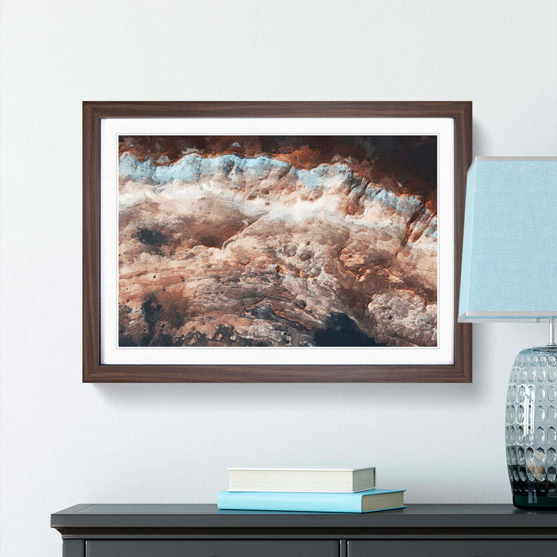 Out of Space Vol.14 - Picture Frame Graphic Art Print, Walnut Framed, 48cm H x 65cm W x 2cm D