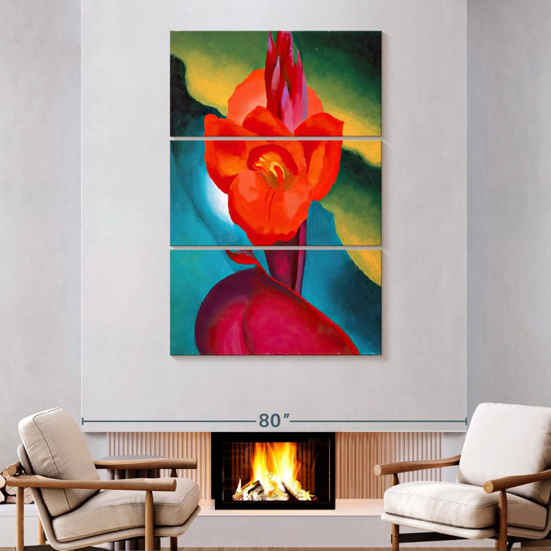 Harnek Red Canna 1919, H 45 po x l 28 po
