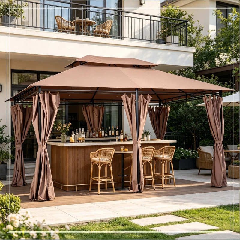 Pavillon de jardin spacieux, abri de jardin, pavillon de jardin