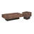 Camari Solid Wood Pedestal Coffee Table-1288765084