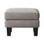 Grey Fabric Seating - Serve As Shoe Stool And Foot Relaxation Thick Cushioned Seat With Coil Spring Elastic Sponge Inside Upholstery Material Solid Wood Leg Stand Easy To Assemble Piece-117813113