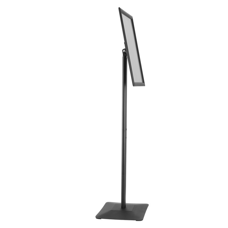 Pedestal Sign Holder with Metal Base, 49.20" H x 13.20" W x 11.60" D