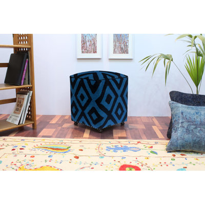 Repose-pieds à cubes kilim Rendon