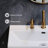 Claire 30" Console Sink White Basin Chrome Legs With 8" Widespread Holes-98076203