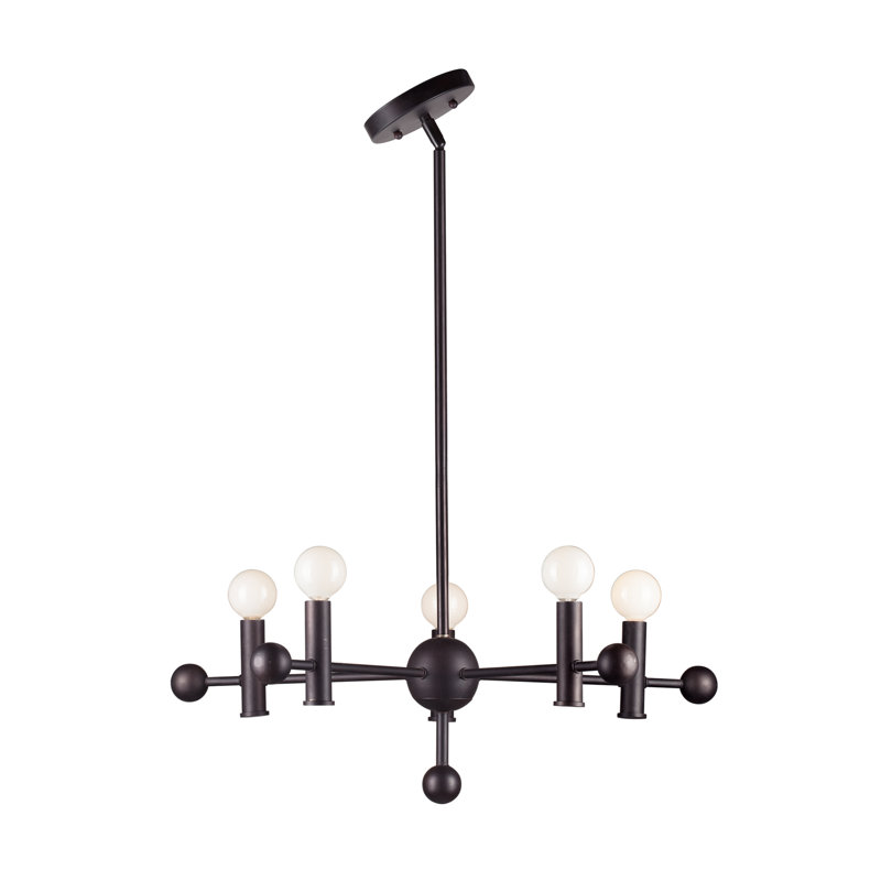 Lustre sphère 5 lumières spoutnik Josue