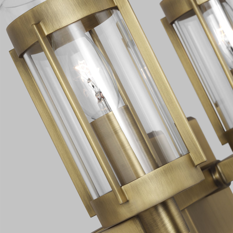 Flynn 3 - Light Dimmable Vanity Light, Time Worn Brass