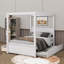 A Full-Sized Wooden Canopy Bed Equipped With 2 Drawers And Trundle