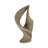 Abstract Resin Quartz Sculpture Statue for Home Decor - Decorative Object Accent for Office Desks, Table or Living Room Decoration - 18", Brown