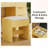 Vanity Table With Mirror And Lights, Vanity Desk And Cushioned Stool Set With Charging Station, Storage Drawers And Transparent Tabletop-791200181