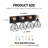 Geometric 4-Light Vanity Light Fixture
