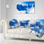 Coussin Blue Winter Mountains-30426039-89152069