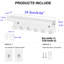 Metal Wall Organizer with Key Hooks-2008442520