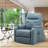 Faux Leather Power Recliner