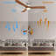 Ventilateur de plafond intelligent avec lumière Geddies