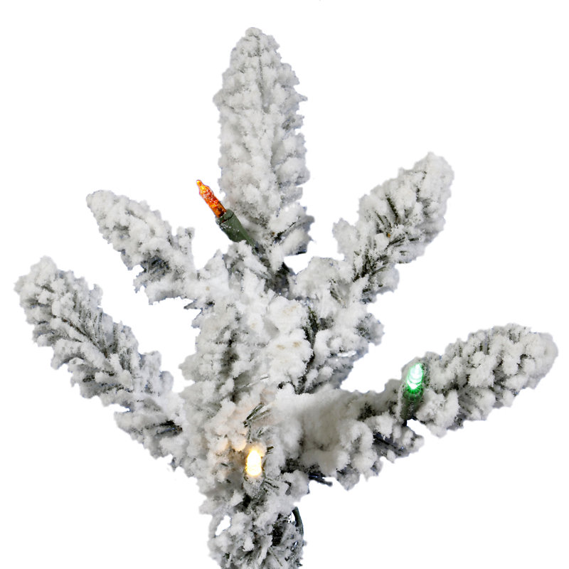 7.5' H Lighted Artificial Fir Christmas Tree