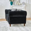 Canapé en tissu d'ameublement en velours de 67 po Chesterfield-1502964342