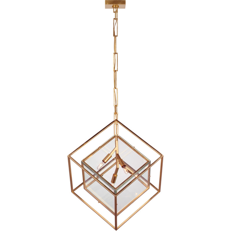 Kelly Wearstler Cubed Large Pendant, Gold