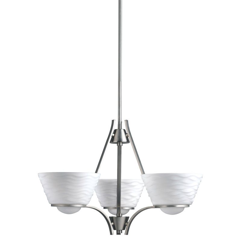 Lustre classique/traditionnel ombré 3 lumières Kranz