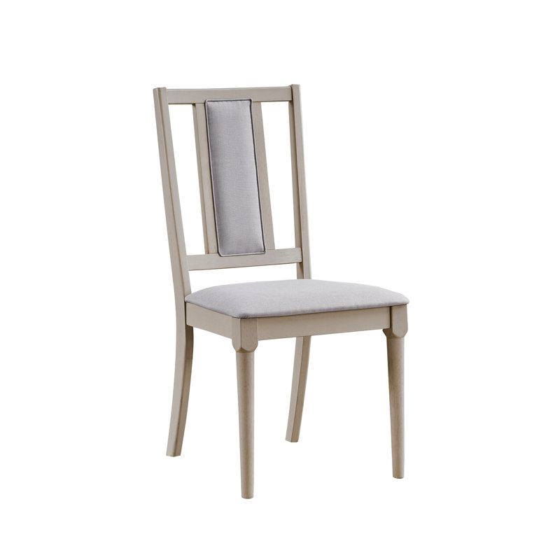 Ensemble de 2 chaises d'appoint en lin naturel Marta