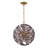 18.25'' Aged Brass Chandelier