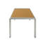 Table basse d'extérieur en aluminium