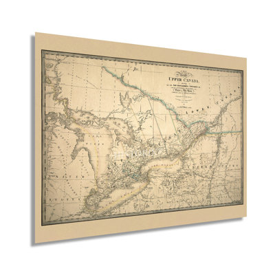 1836, carte du haut Canada