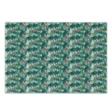 Ambesonne Palm Tree Tempered Glass Cutting Board Dreamy Jungle Foliage Multicolor