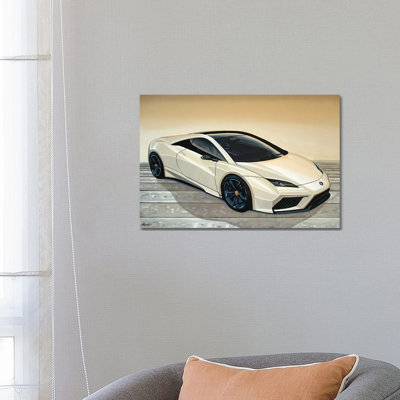«Lotus Esprit» par Paul Meijering - peinture sur toile tendue