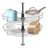 Mensie 23.6'' Lazy Susan Kidney Polymer 2-Shelf