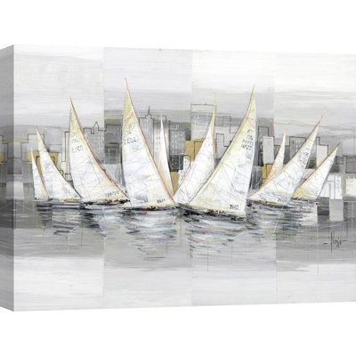 Regatta 1 Piece Wrapped Canvas Painting