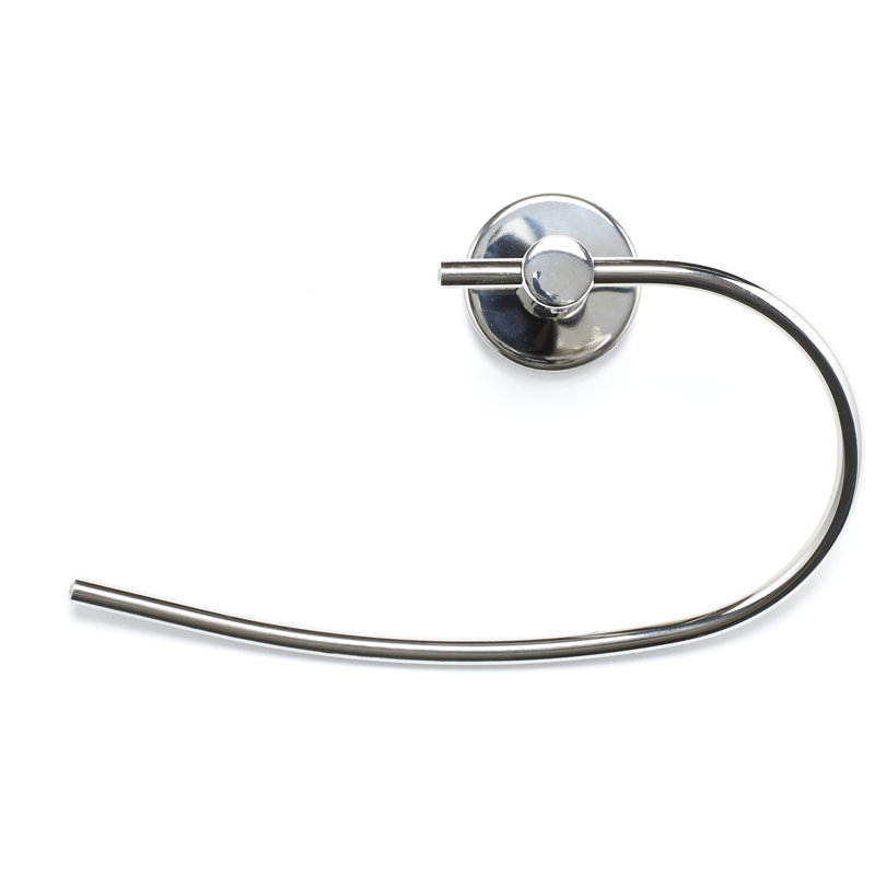 Bridgeport Towel Ring, Polished Stainless Steel