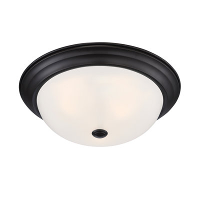 Middle Village Glass Flush Mount