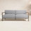 Tanah 80'' Wide Teak Patio Sofa with Cushions