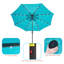 Parasol de marché éclairé octogonal 9 pi x 9 pi Lorinda-2131520904