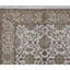 Tapis ivoire et doré de haute qualité noué à la main