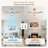 52" Solid Wood Blade Smart Ceiling Fan With Light, Remote, Supports Amazon Alexa And App Control-1139987055