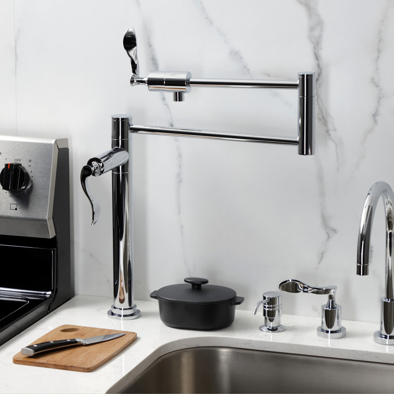 Robinet remplisseur Kingston, Chrome poli