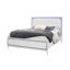 Almera Glitter White King Bed Sturdy and durable, modern and simple, environmentally friendly materials, easy to install