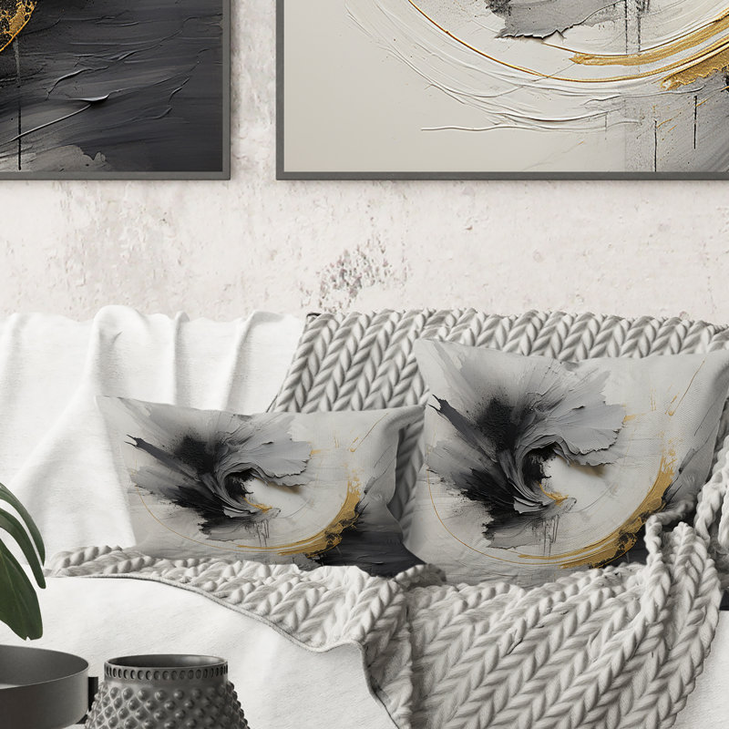 Coussin Infinity Motion III - Abstract Spirals