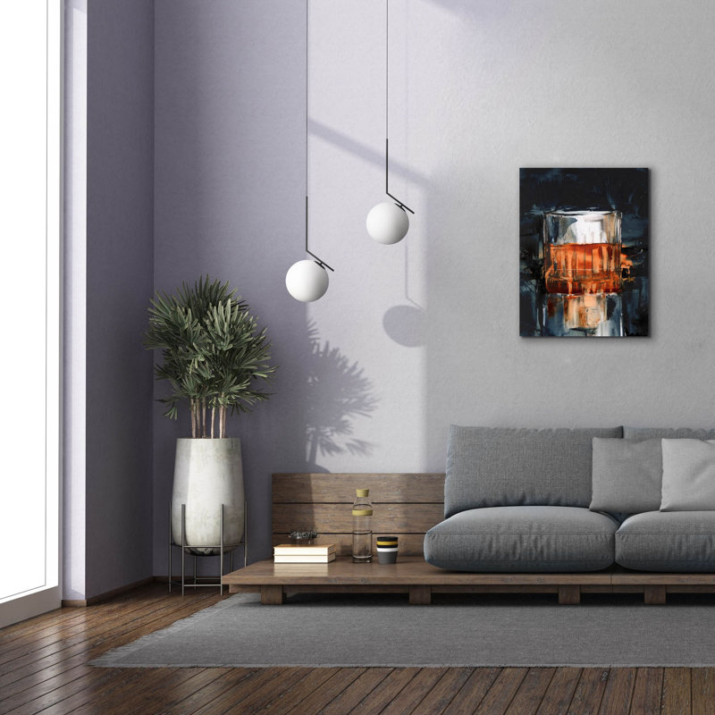  «Bourbon Glass 3» par Ethan Harper, art mural sur toile, 26 po x 34 po
