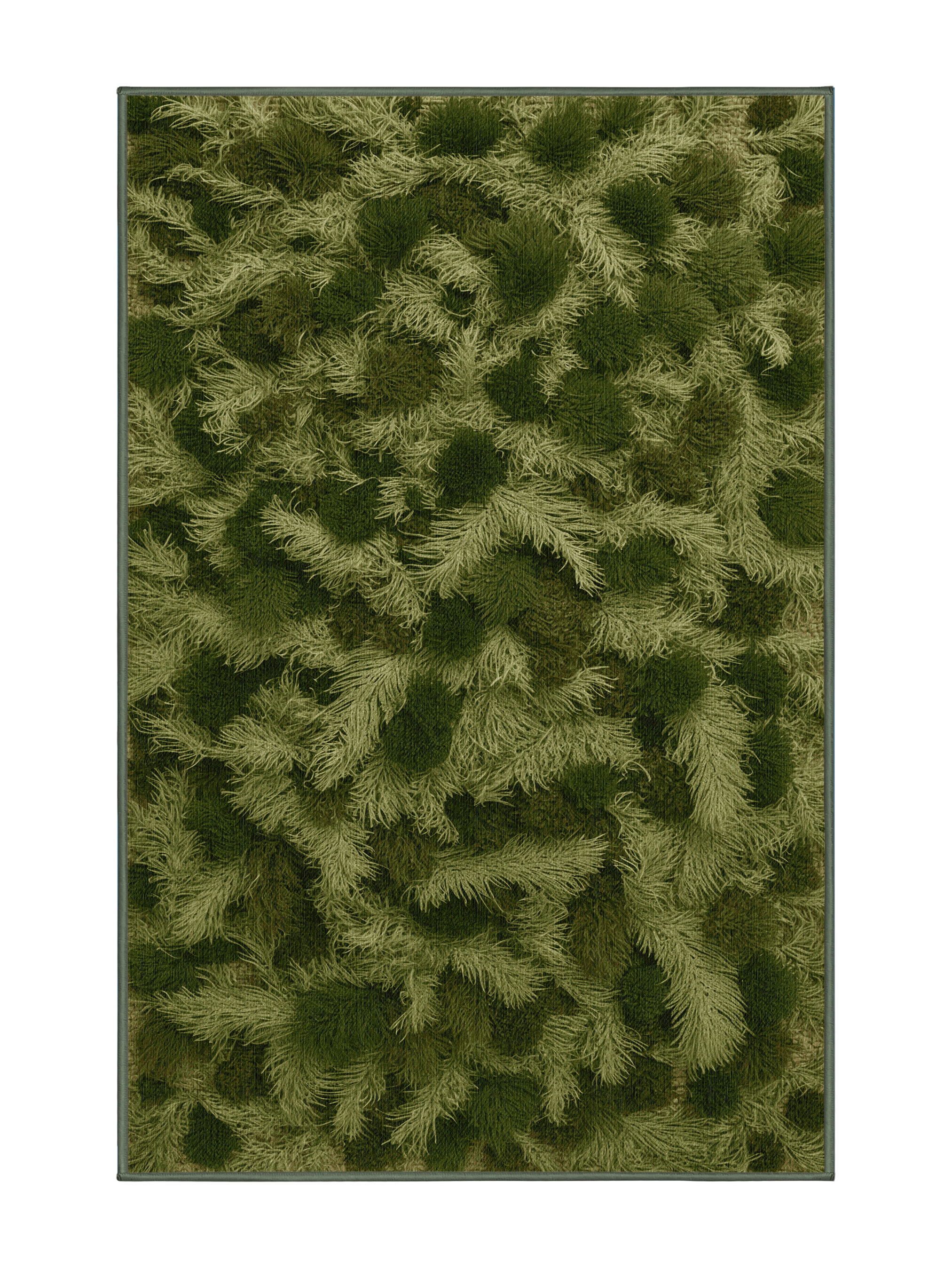 One Allium Way® Machine Washable Botanical Green Area Rug | Wayfair