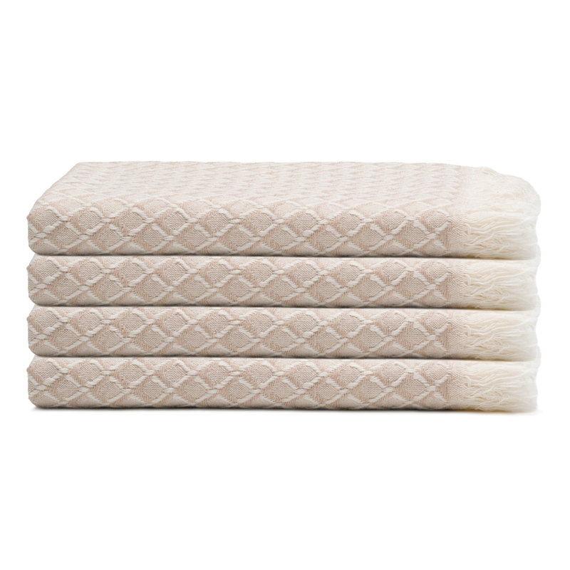 Ensemble de serviettes Serenity Grid, Sand