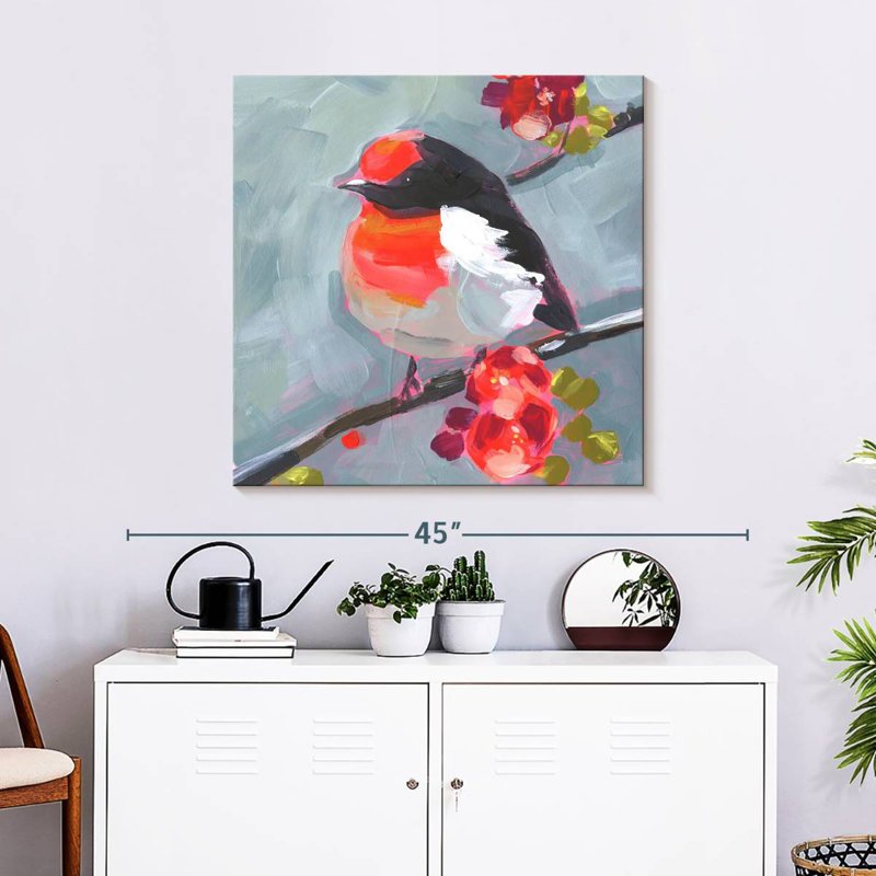 Brampt Brushstroke Bird I, 30" H x 30" W