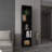 Sutton Slim Bookcase With Modern 5-Shelf Design-1210766695