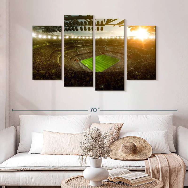 Stade de soccer Sirci, H 32 po x l 52 po